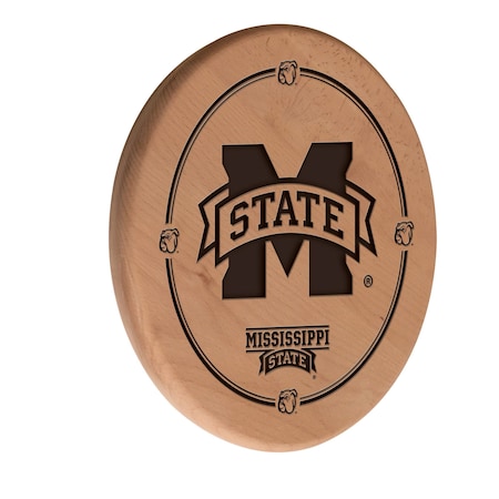 Holland Bar Stool Co Mississippi State University 13" Laser Engraved Solid Wood Sign WSgnLNatMssStU