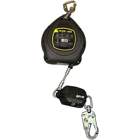 Miller Self-Retracting Device for Leading Edges w/Galvanized Steel Cable, Kevlar Shock Absorber and Steel S MFS-LES1-02/30FT