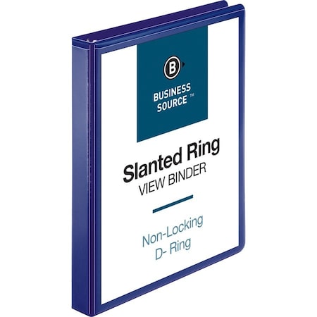 Business Source DRing View Binder, Blue BSN28452