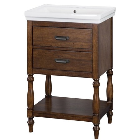 Craft + Main Cherie Series Vanity Combo, 22-1/8 in W Cabinet, 16-3/4 in D Cabinet CHNVT2435