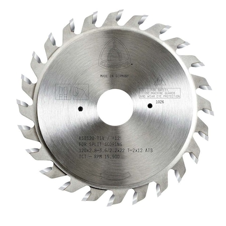 Klingspor 120MM 12x2-Tooth Adjustable Scoring Set KSB120-T14