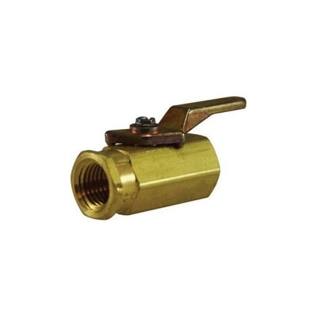 First Fitting & Fastener 3/8 MINI BRASS BALL VALVE CHROME PLATED, NYLON HANDLE 46923IMID