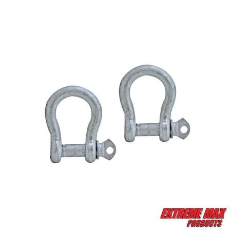 Extreme Max 3006.6602 BoatTector Galvanized Anchor Shackle - 1/4" 3006.6602