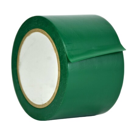 Wod Tape PVC, Emerald Green, 3 inch (72mm) W., 6 mil Thickness, 16 PK WOD VTC606-03000-16-60-EMG