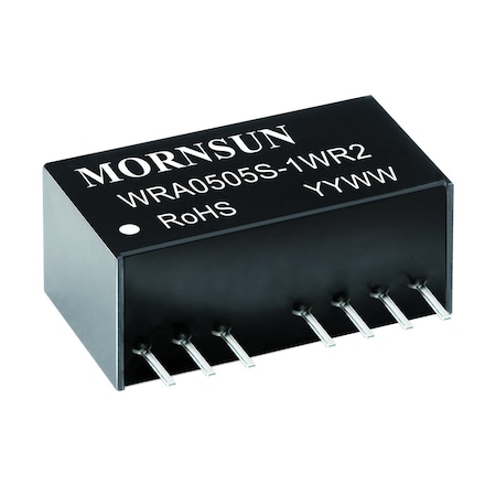 Mornsun DC/DC Regulated Power Supply Module, 2 Output, 0.99W, Hybrid WRA2415S-1WR2