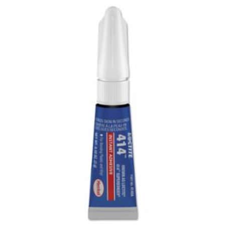 Loctite 3 g 414 Super Plastic Bonder Instant Adhesive, Clear 442-233780