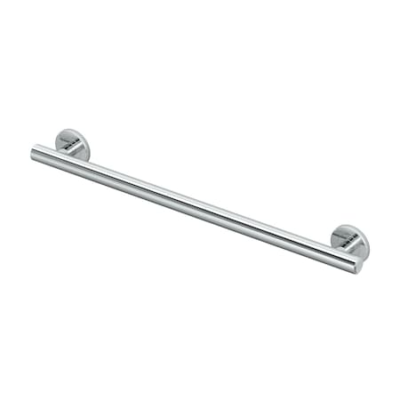 Gatco Latitude II 24" Stainless Steel ADA Compliant Grab Bar, Chrome 854