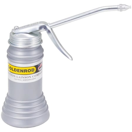 Dutton-Lainson Goldenrod Pistol Pump Oiler, 6 oz Capacity, Straight Spout, Plastic, Gray 600S