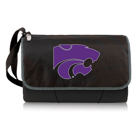 Picnic Time Family Of Brands NCAA Kansas State Wildcats Blanket Tote Outdoor Picnic Blanket - Beach Blanket 820-00-175-254-0