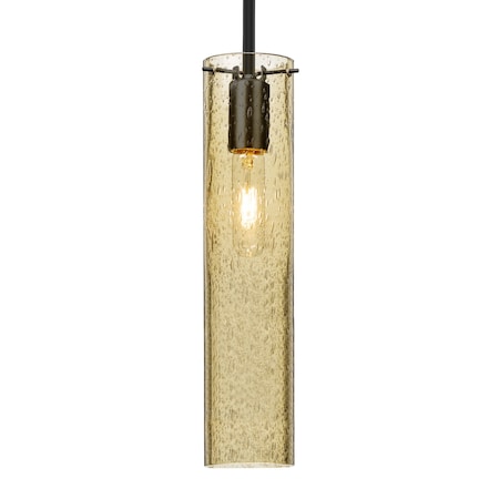 Besa Lighting Besa Juni 16 Pendant, Gold Bubble, Black Finish, 1x 60W MAX E26 Base 1TT-JUNI16GD-BK