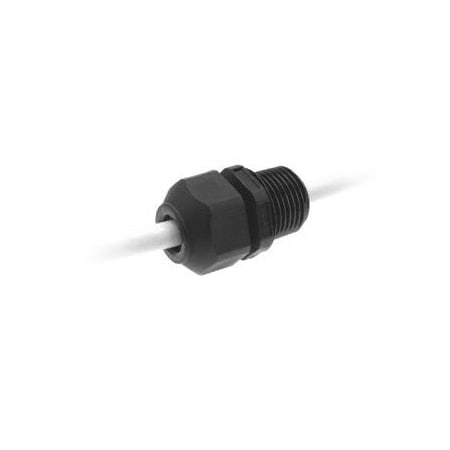Heyco Tite Liquid Tight Cordgrip Straight-Thru, Metric Hubs with Integral Sealing Ring M4346