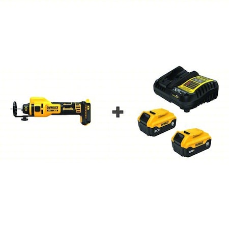 Dewalt DEWALT 20V Cut-Out Tool, + 2 Batteries DCE555B/DCB205-2C