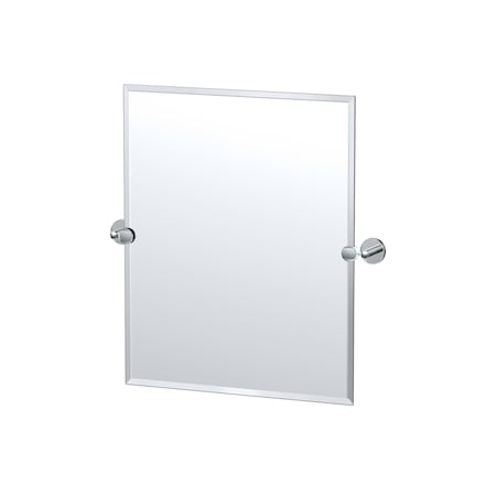 Gatco Sky 24" Frameless Rectangle Mirror, Chrome 5559SM