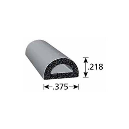 Trim-Lok HARDWARE SEALS WEATHERSTRIP RV Roll 25 Foot Length x 38 Inch Width x 0215 Inch Height Black EPD X1333HT-25