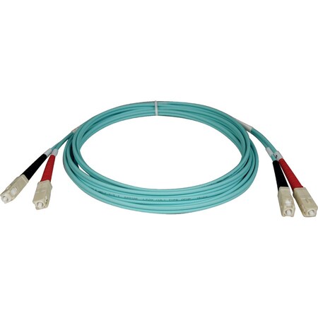 Tripp Lite Fiber Optic Cable, Dplx, MMF, 50, OM3, 1m N806-01M