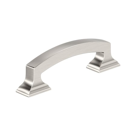 Amerock Incisive 3 inch (76mm) Center-to-Center Satin Nickel Cabinet Pull, 10PK 10VMP37120G10
