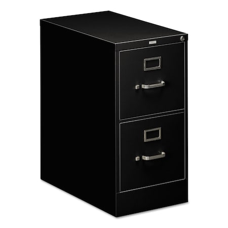 Hon 15" W 2 Drawer File Cabinet, Black, Letter H512.P.P