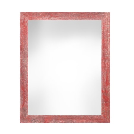 Homeroots 12" x 18" Red Solid Wood Hanging Picture Frame 380374