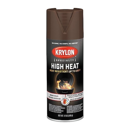 Krylon Spray Paint, Black, 16 oz K01707077