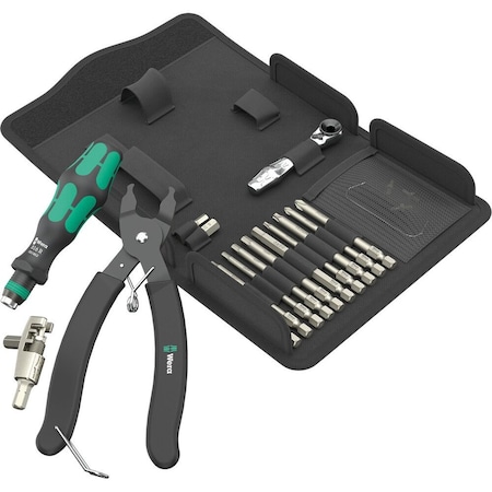 Wera 9532 Chain riveter set for workshops, 20 pieces 5136042001