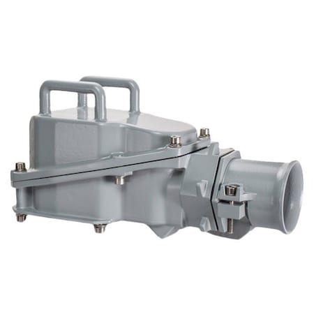 Meltric HANDLE ANGLED w/NPT ADAPTER METAL GRAY SIZE C 2 1/2" NPT 49-4A913-N25