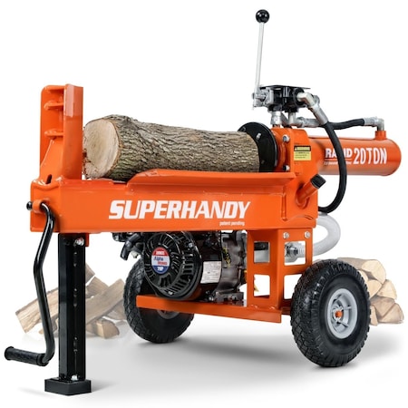 Superhandy 16 Tons Gas Powered Hydraulic Log Splitter TRI-GUO077