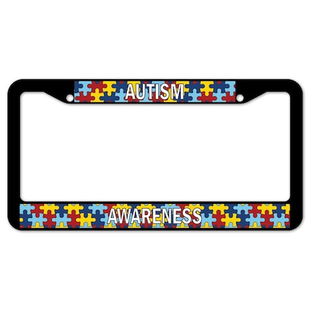 Signmission Autism Awareness, License Plate Cover D-LPF-06-11