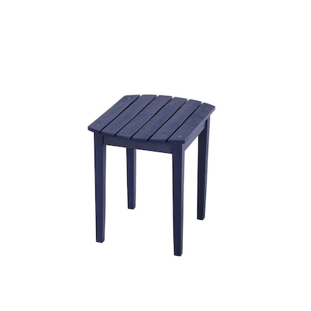 Seatsolutions Oceanic Collection Solid Wood Side Table, Navy Blue SE2690336