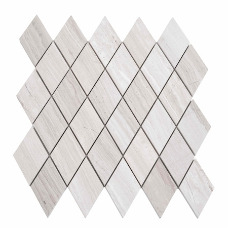 Apollo Tile 12x12 Wooden Gray Marble Polished Floor and Wall Mosaic Tile 4.83 sqft/case, 5PK APLSV88D05A