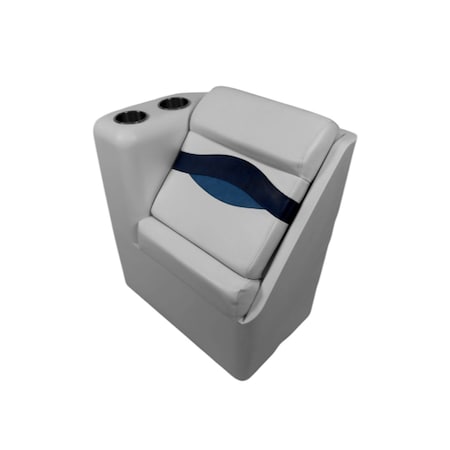 Horizon Mfg Elite Series Left Radius Lean Back Gray/Navy/Blue 3217-ABDK