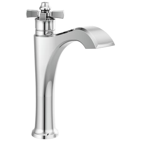 Delta Dorval Single Handle Mid-Height Vessel Bathroom Faucet 657-DST