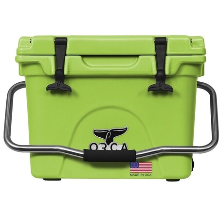 Orca Cooler, 20 qt Cooler, Lime, 10 days Ice Retention ORCL020