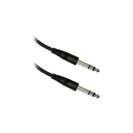 Swe-Tech 3C 1/4 inch Stereo Audio Patch Cable, 1/4 Male, 6 foot FWT10A1-62106