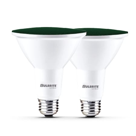 Bulbrite 90-W Equivalent, Green Color PAR38 Weatherproof Outdoor E26 Medium Base Flood LED Light Bulb COLOR 861909