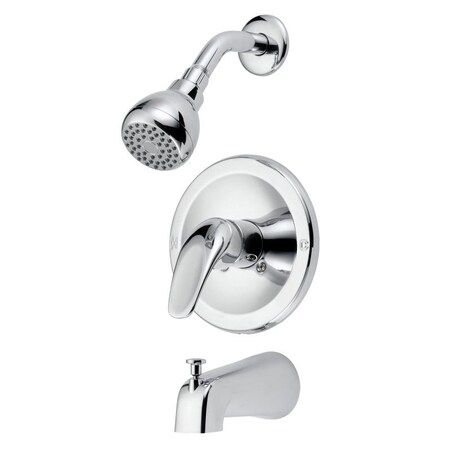Boston Harbor Tub/Shower, Fixed Mount Showerhead, 1.75 gpm Showerhead, 1 Spray Settings, 1-Handle TQ-F1014209CP