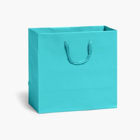 Nashville Wraps Turquoise Matte Gift Bags, Jewel 6.5x3.5x6.5, 10PK MTJMTU