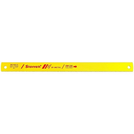 Starrett PowerHacksawBlade, L:18", W:1.375", TPI:6 BS1806-6