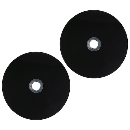 Mytee Products 36in Fifth Wheel Lube Disc w/ Steel Retention Clip, 2PK 5WD-36x2