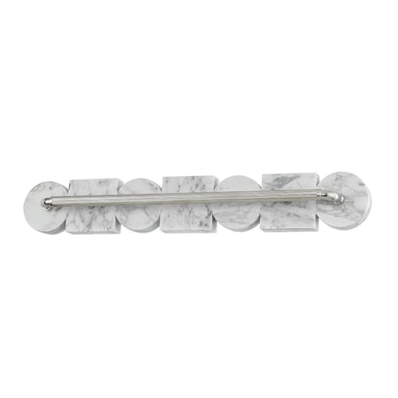 Corbett Lighting Sena 1 Light Wall Sconce 32.5 In. Burnished Nickel 423-33-BN