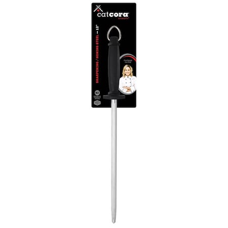 Cutlery-Pro Sharpening Steel Black Handle 38059