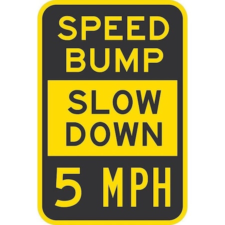 Lyle Speed Bump Slow Down 5 G-3484-EG_12x18