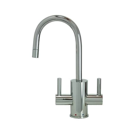 Mountain Plumbing Hot & Cold Water Faucet with Contemporary Round Body & Handles MT1841-NL/MB