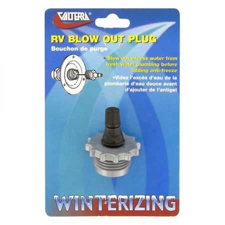Valterra Valterra Products  Blow Out Plug, Plastic with Valve VLPP23508VP