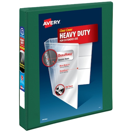 Avery Heavy-Duty View 3 Ring Binder, 1 In Ring 79107