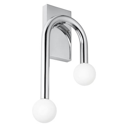 Afx Colette 17in LED Sconce - Polished Chrome COES1017LAJUDPC