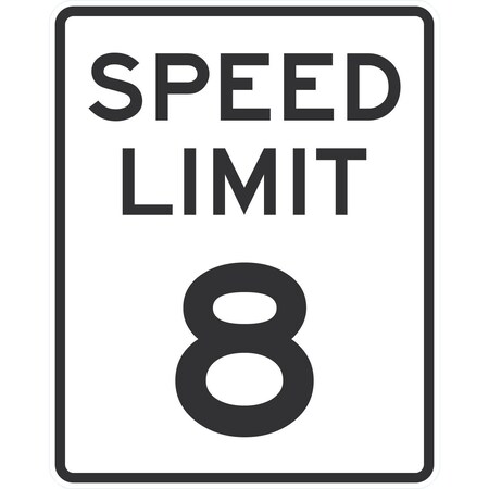 Lyle Speed Limit 8, 24x30, Engineer Grade, White G-14023-EG_24x30