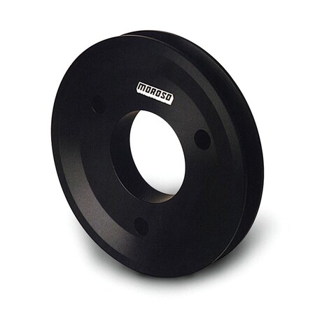 Moroso 64201 5.25 in. Billet Single Groove Crankshaft Pulley for Big Block Chevrolet MOR64201