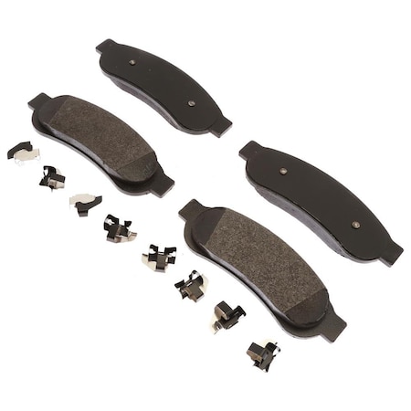 Acdelco PAD SET RR DISC BRK, Disc Brake Pad Set,  17D1334MHF1