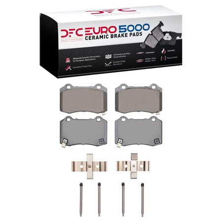 Dfc 5000 Euro Ceramic Disc Brake Pad Set,  1600-1053-01
