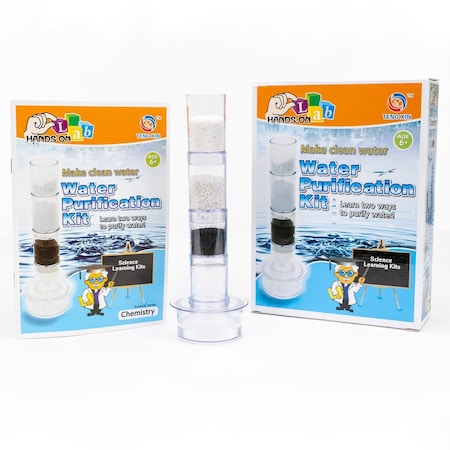 Amscope IQCREW By Kid's Build Your Own Water Purification System Activity Kit EX-DIYWPK